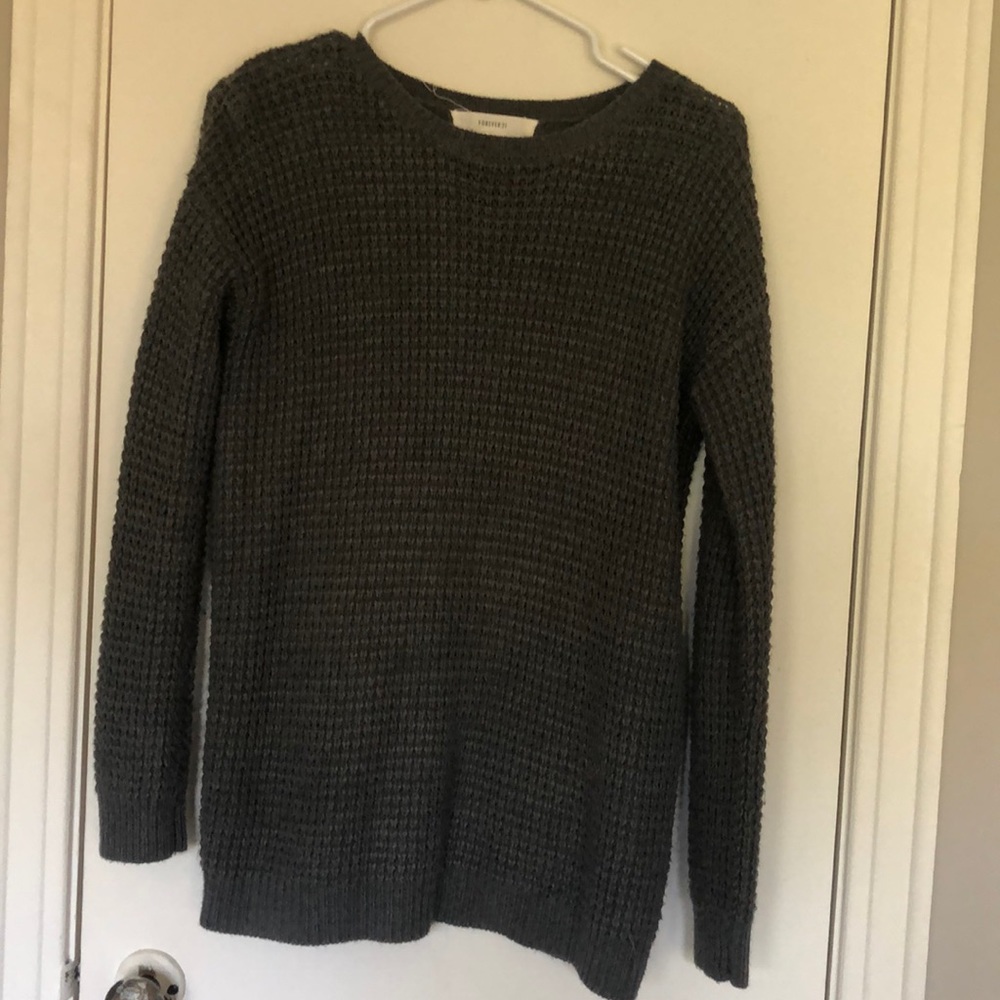 Charcoal gray sweater